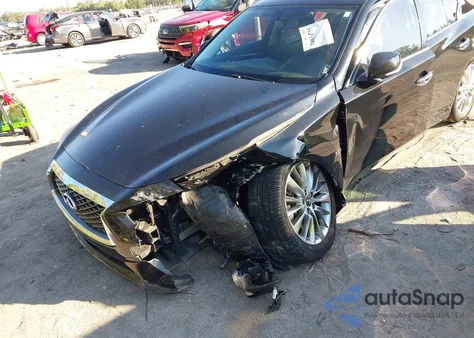 2019 Infiniti Q50 3.0T Luxe from USA, damaged, VIN JN1EV7AP8KM514477